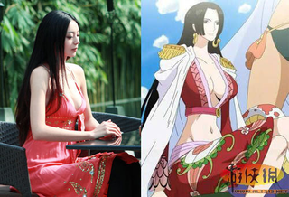 Illustration for article titled This FPS Cover Girl Reminds Japan of a One Piece Character